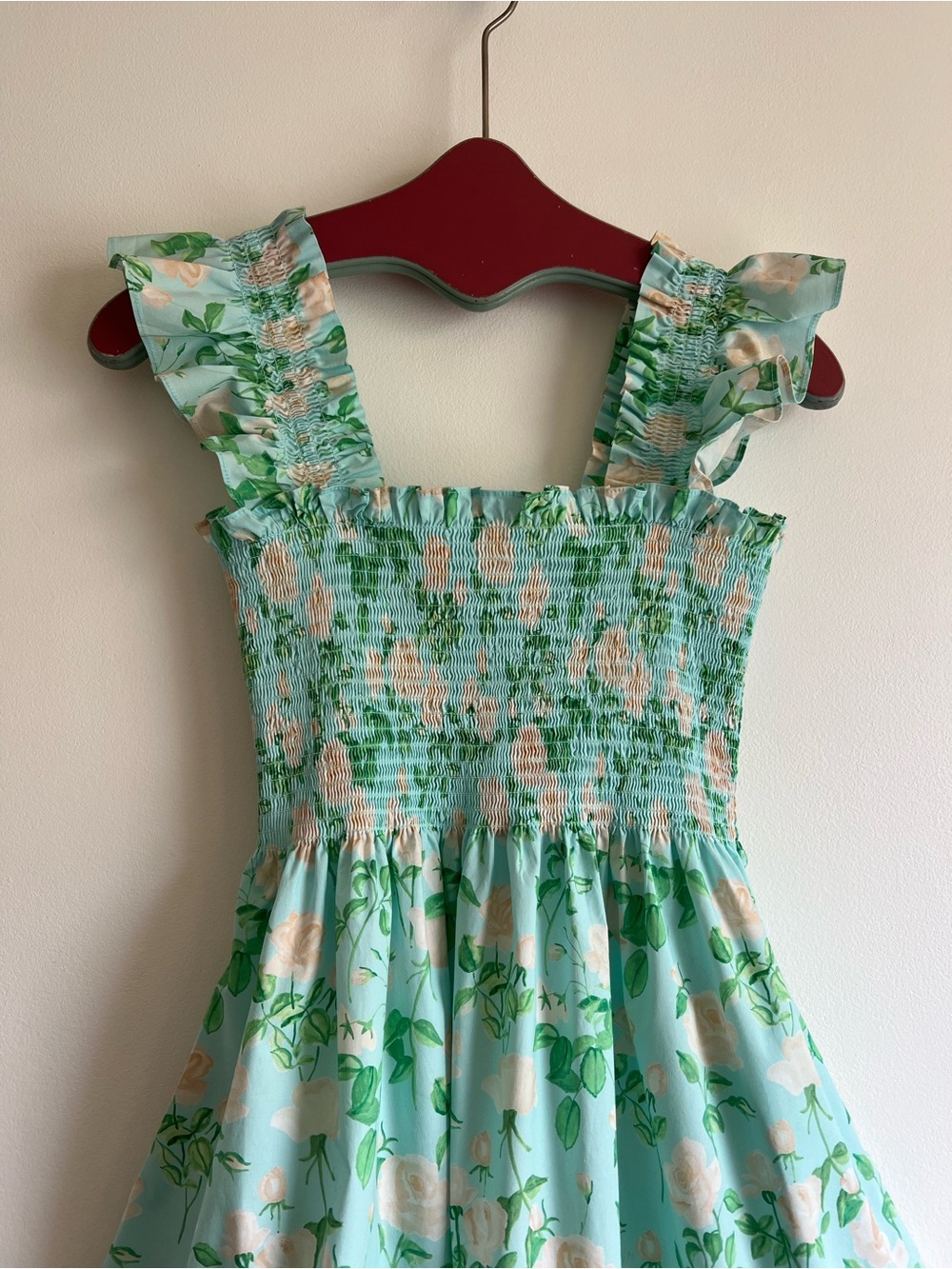 Hill House The Elizabeth Nap Dress in Blue Roses - Picture 7 of 16